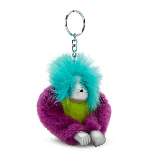 Accessoires Kipling Fun Hair Sven Monkey Keychain Rouge Vert | FR 1274BE
